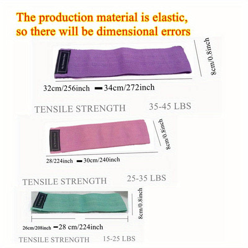Yoga Resistance Band For Leg Thigh Hip Training, Elastic Pilates Stretch Belt For Women Home Gym Fitness Training